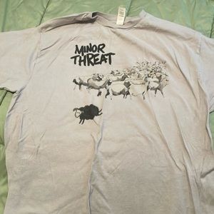 Punk rock Tshirt Minor Threat out of step LG